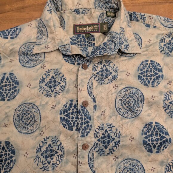 Vintage Timberland Apparel - Short Sleeve Button Up - Picture 2 of 5